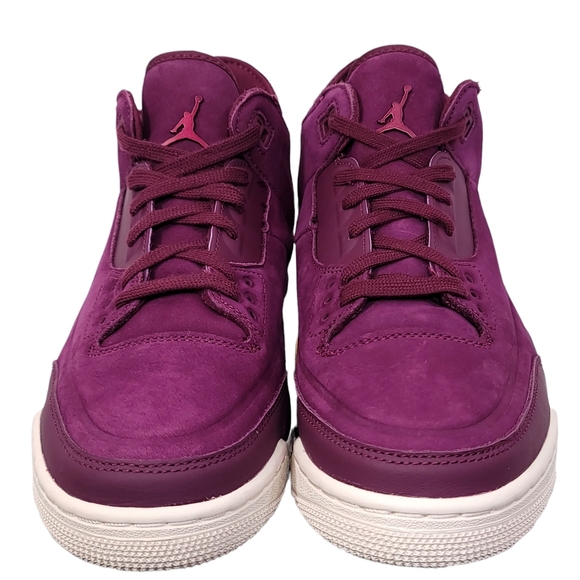 Jordan 3 Retro Bordeaux 9.5W\8M - Picture 2 of 9